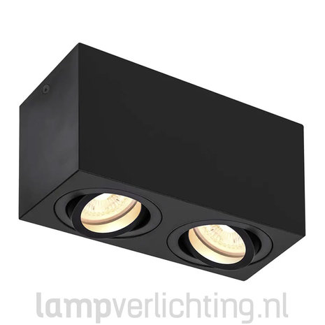 Opbouwspot Box Dubbel GU10 Opbouwspot Box Dubbel GU10