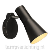 Wandspot Zwart GU10 Retro Wandspot Zwart GU10 Retro