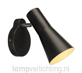 Wandspot Zwart GU10 Retro Wandspot Zwart GU10 Retro
