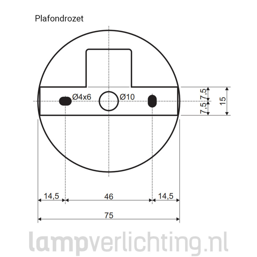 Hanglamp Retro Bol 15cm