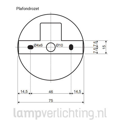 Hanglamp Retro Bol 15cm
