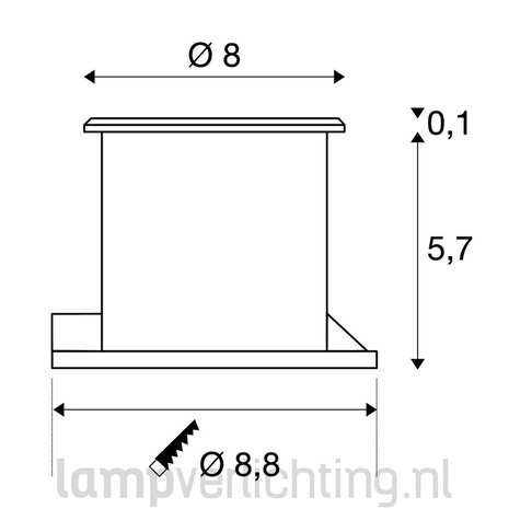 LED Vloer Inbouwspot RVS 304 IP67 - 230V