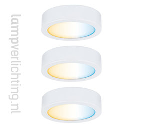 Meubelspots Set Rond - Instelbaar Wit Meubelspots Set Rond - Instelbaar Wit