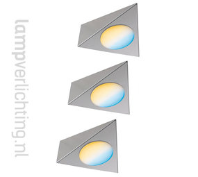 Aanrecht Spots Set Driehoek - Instelbaar Wit Aanrecht Spots Set Driehoek - Instelbaar Wit