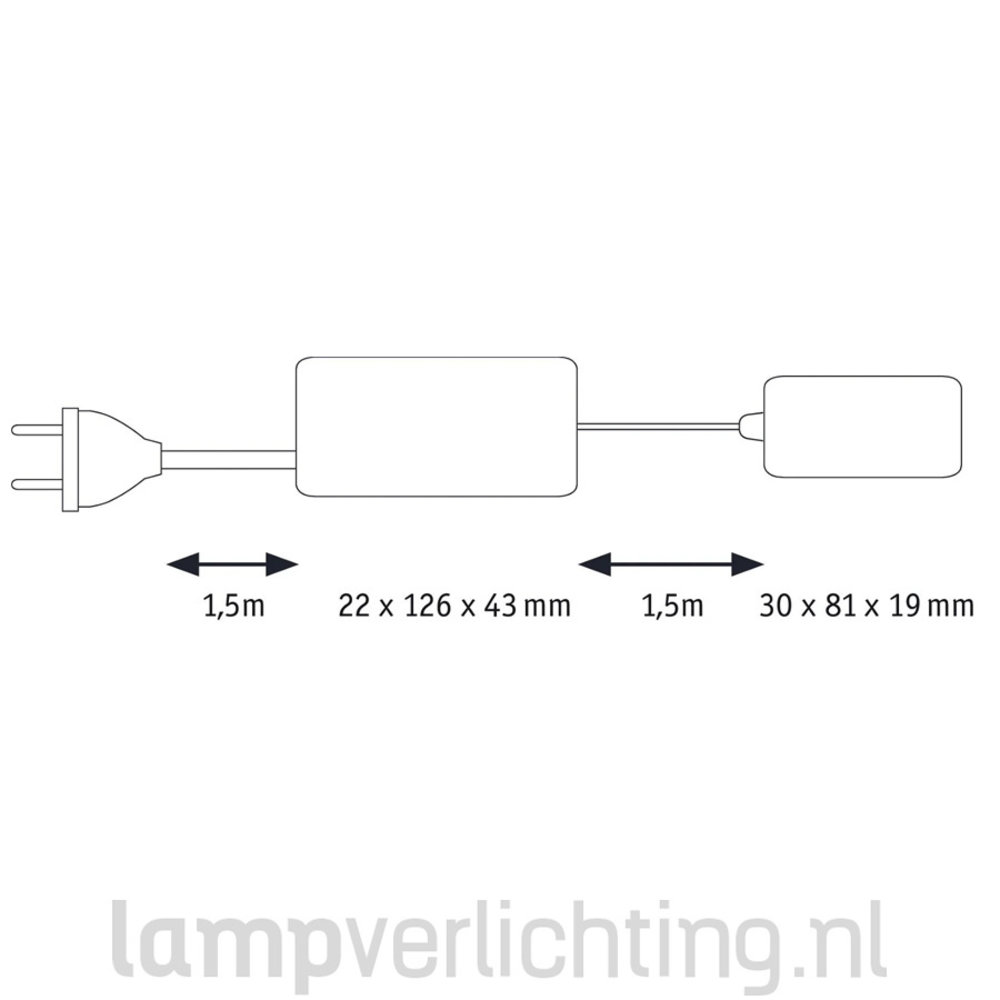 Aanrecht Spots Set Driehoek - Instelbaar Wit
