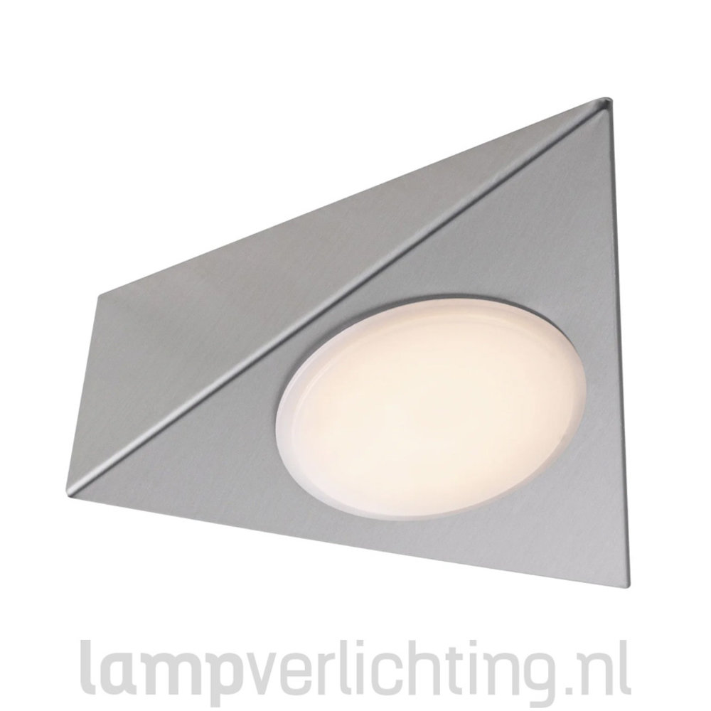 Aanrecht Spots Set Driehoek - Instelbaar Wit