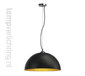 Hanglamp Dome XL zwart-goud Hanglamp Dome XL zwart-goud