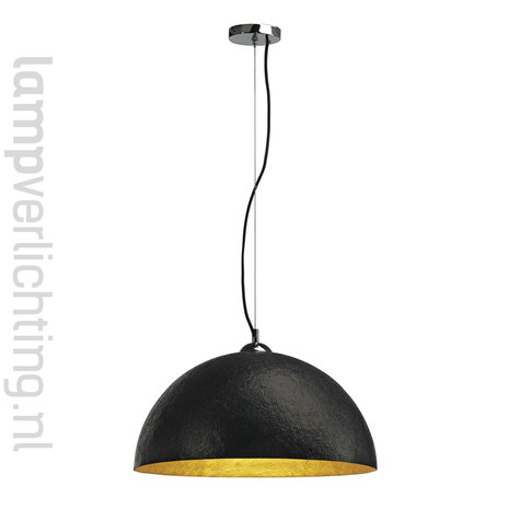 Hanglamp Dome XL zwart-goud Hanglamp Dome XL zwart-goud