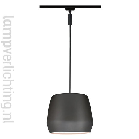 Lux Rail Hanglamp E27 Kap Mat-grijs Lux Rail Hanglamp E27 Kap Mat-grijs