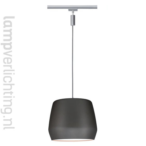 Lux Rail Hanglamp E27 Kap Mat-grijs Lux Rail Hanglamp E27 Kap Mat-grijs