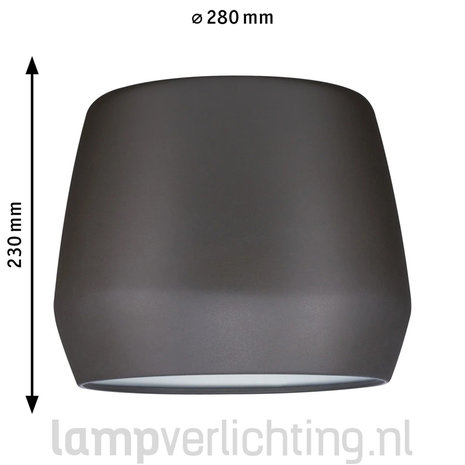 Lux Rail Hanglamp E27 Kap Mat-grijs Lux Rail Hanglamp E27 Kap Mat-grijs