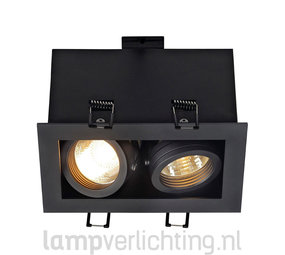 Inbouwspot Box GU10 Dubbel