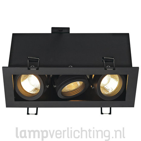 Inbouwspot Box GU10 Driedubbel