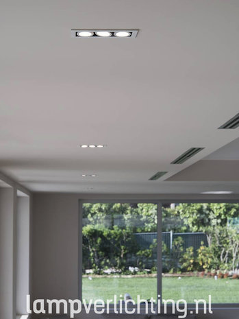 Inbouwspot Box GU10 Driedubbel