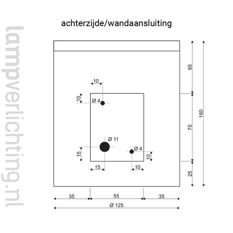Wand Buitenlamp Downlight Koker Wand Buitenlamp Downlight Koker