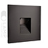 Wand Inbouwspot Dimbaar 230V Vierkant Trap Wand Inbouwspot Dimbaar 230V Vierkant Trap