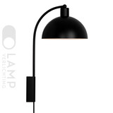 Wandlamp Metaal Zwart Rond E14 Wandlamp Metaal Zwart Rond E14