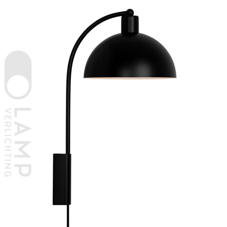 Wandlamp Metaal Zwart Rond E14 Wandlamp Metaal Zwart Rond E14