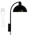 Wandlamp Metaal Zwart Rond E14 Wandlamp Metaal Zwart Rond E14