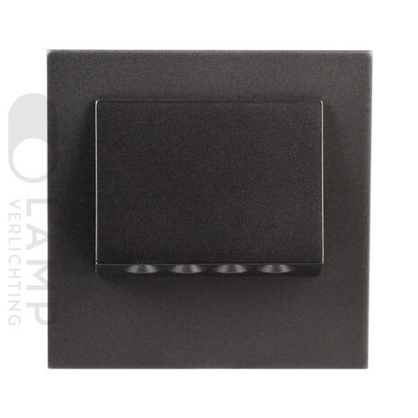 Wand Inbouwspot Trap Downlight Vierkant Wand Inbouwspot Trap Downlight Vierkant