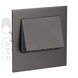 Wand Inbouwspot Trap Downlight Vierkant
