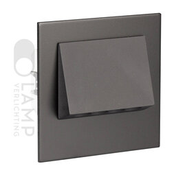 Wand Inbouwspot Trap Downlight Vierkant
