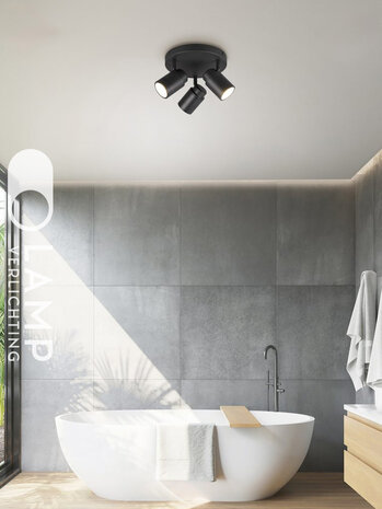 Badkamer Plafondspot Drievoudig IP44 GU10 Badkamer Plafondspot Drievoudig IP44 GU10
