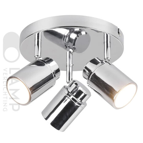 Badkamer Plafondspot Drievoudig IP44 GU10 Badkamer Plafondspot Drievoudig IP44 GU10