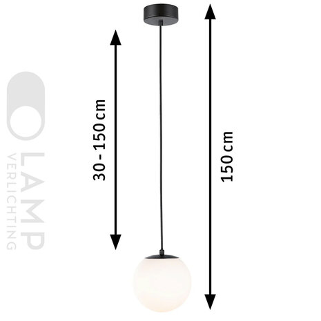 Badkamer Hanglamp Bol Led 9W IP44