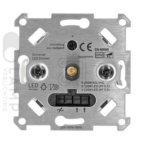 LED Dimmer Universeel 230V 3-225W LED Dimmer Universeel 230V 3-225W
