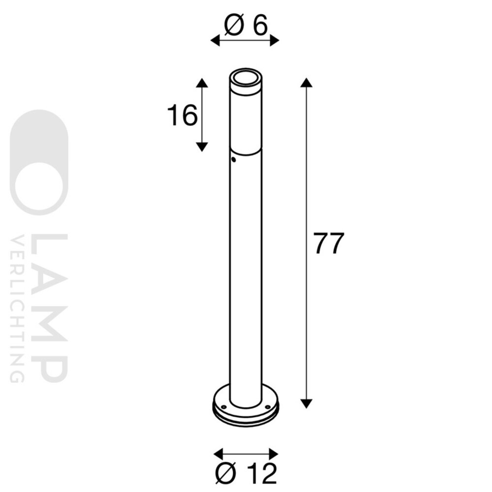 Buitenspot GU10 op Paal Hoog Buitenspot GU10 op Paal Hoog