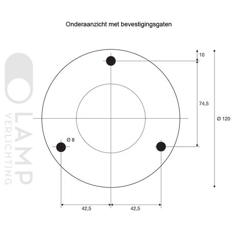 Buitenspot GU10 op Paal Laag Buitenspot GU10 op Paal Laag