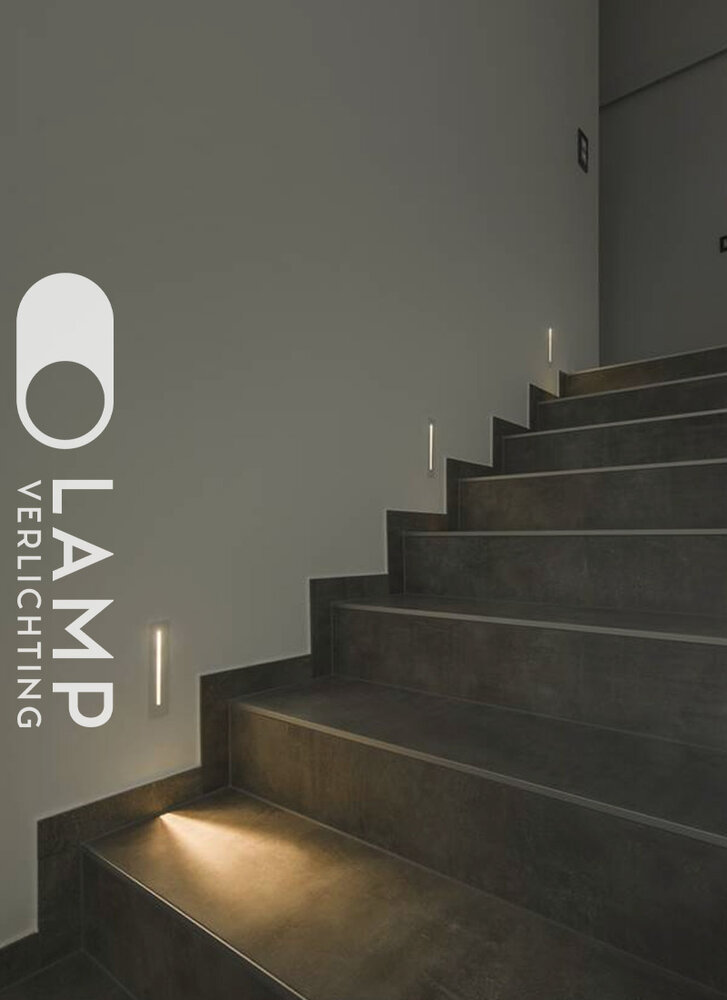 Wand Inbouwspot Gleuf Verticaal Lang