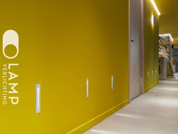 Wand Inbouwspot Gleuf Verticaal Lang