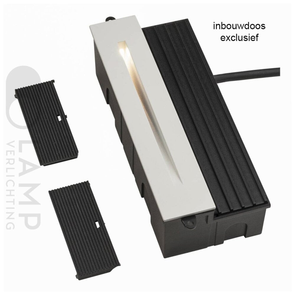 Wand Inbouwspot Gleuf Verticaal Lang