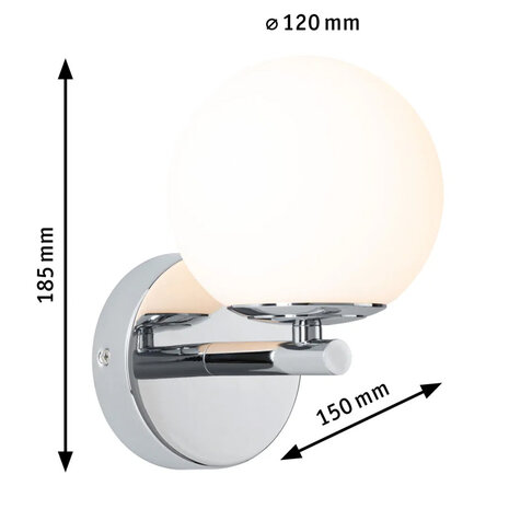 Badkamer Hanglamp Bol Led 5W IP44 Badkamer Hanglamp Bol Led 5W IP44