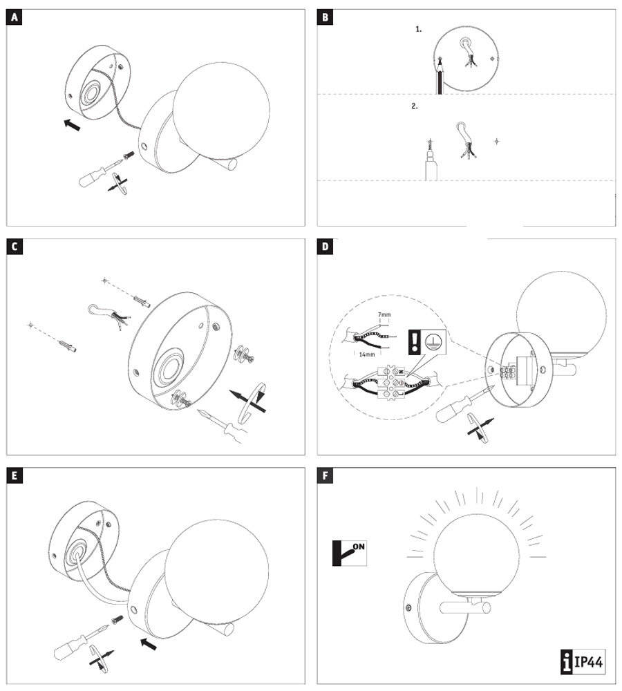 Badkamer Hanglamp Bol Led 5W IP44 Badkamer Hanglamp Bol Led 5W IP44