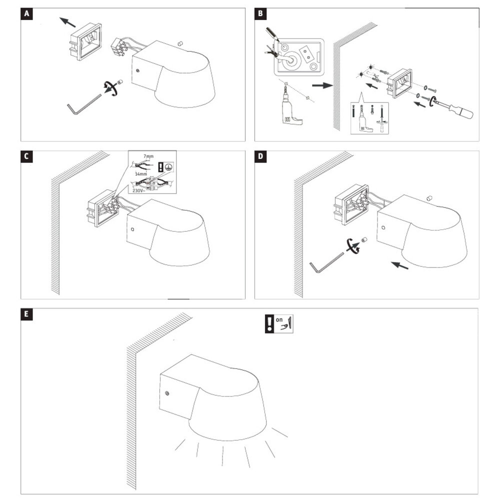 Vleermuisvriendelijke Wandlamp Bat-W2