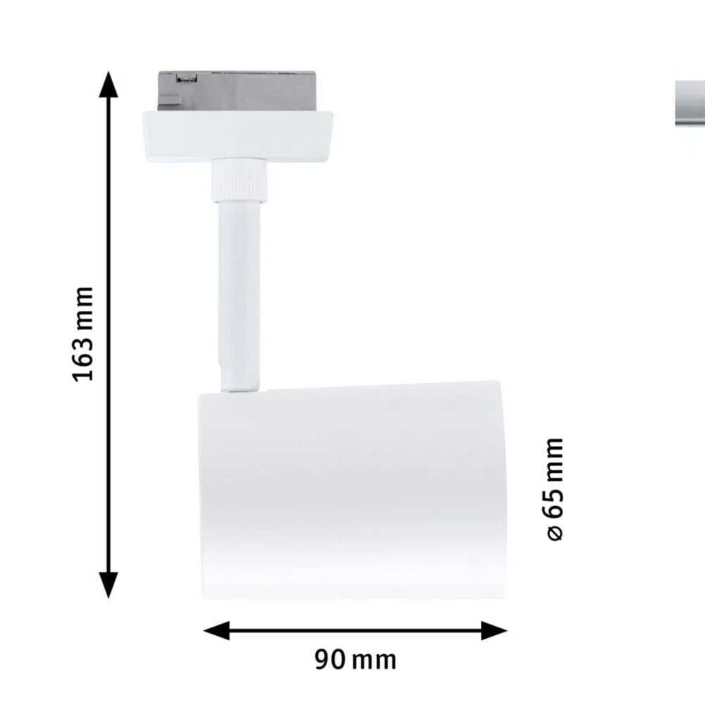 Lux Railspot GU10 Tube Lux Railspot GU10 Tube
