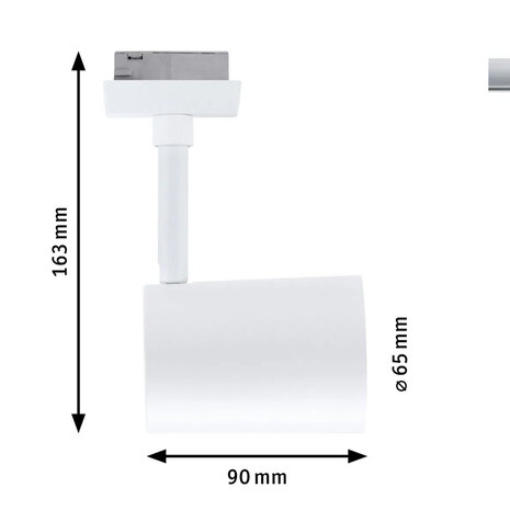 Lux Railspot GU10 Tube Lux Railspot GU10 Tube