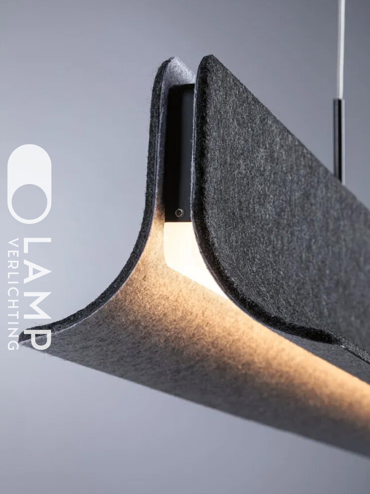 Tafel Hanglamp Vilt 100 cm 48W 3-stap dim Tafel Hanglamp Vilt 100 cm 48W 3-stap dim
