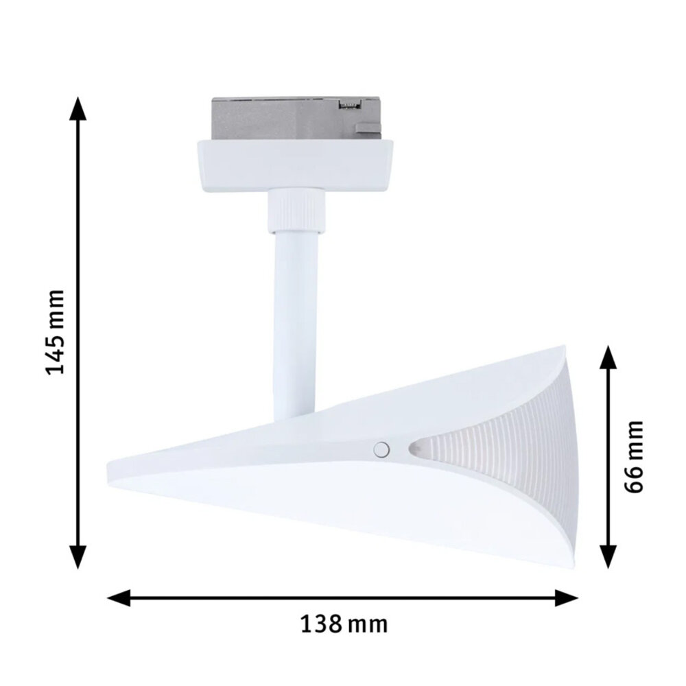 Lux Railspot LED 10W Space 3-stap dim Lux Railspot LED 10W Space 3-stap dim