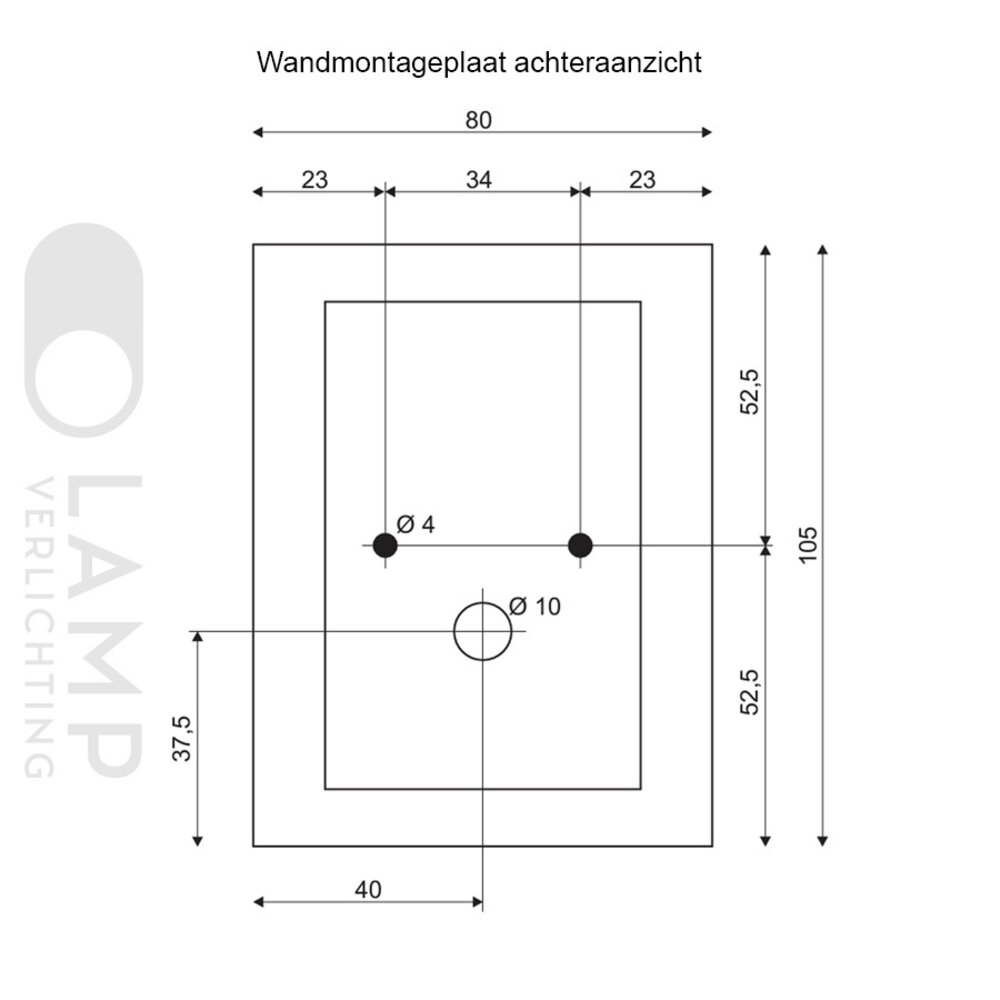 Reclameverlichting GU10 - 78 cm Reclameverlichting GU10 - 78 cm