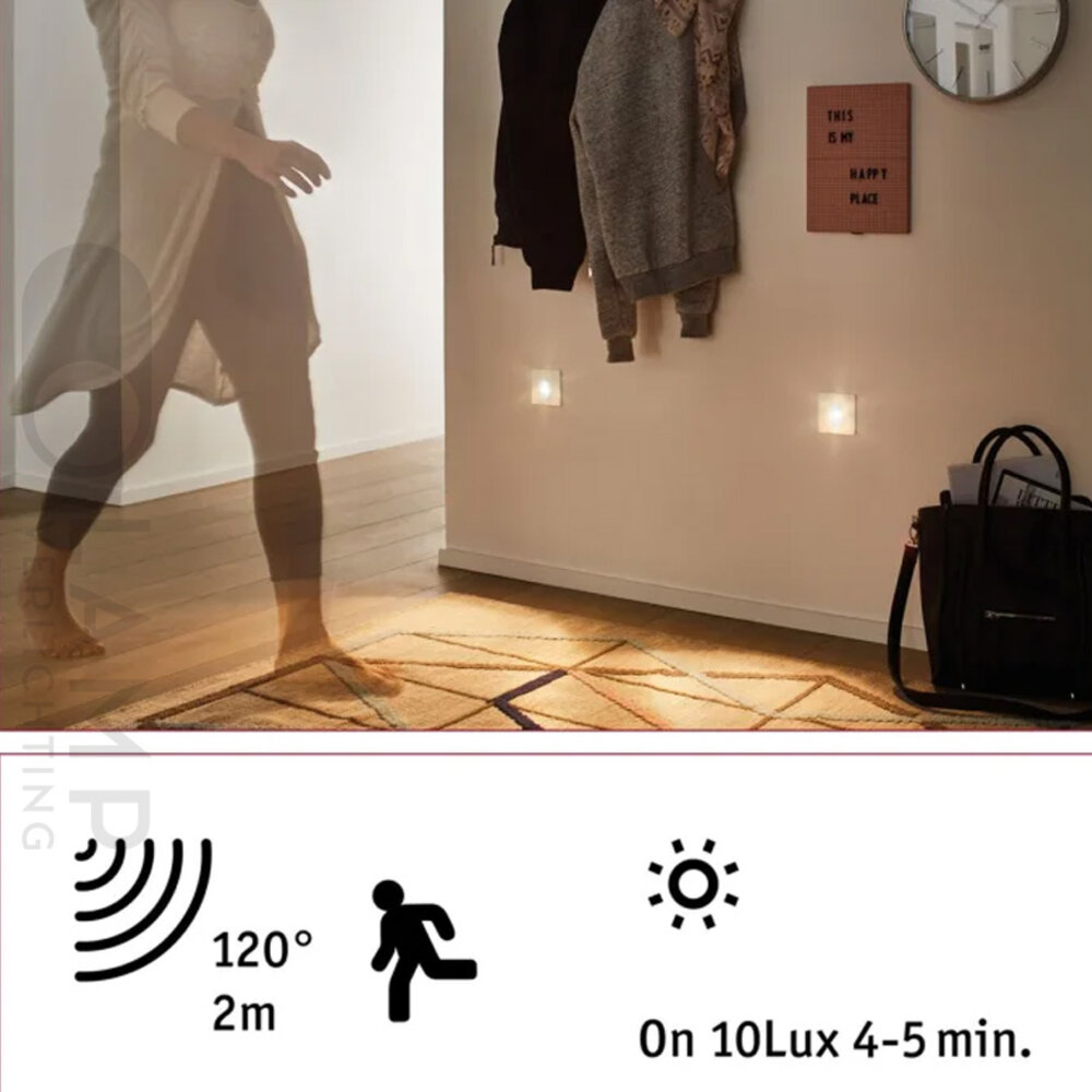 Trapspot Inbouw Vierkant met Bewegingssensor Trapspot Inbouw Vierkant met Bewegingssensor