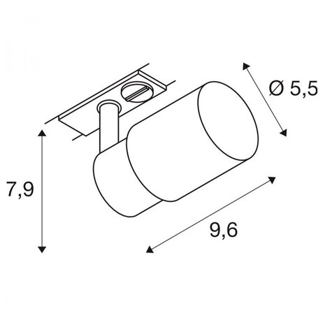 Railspot GU10 1-Fase T1 Railspot GU10 1-Fase T1
