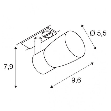 Railspot GU10 1-Fase D1 Railspot GU10 1-Fase D1