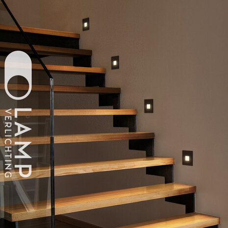 Vierkante Inbouwspot 230V voor inbouwdoos Vierkante Inbouwspot 230V voor inbouwdoos