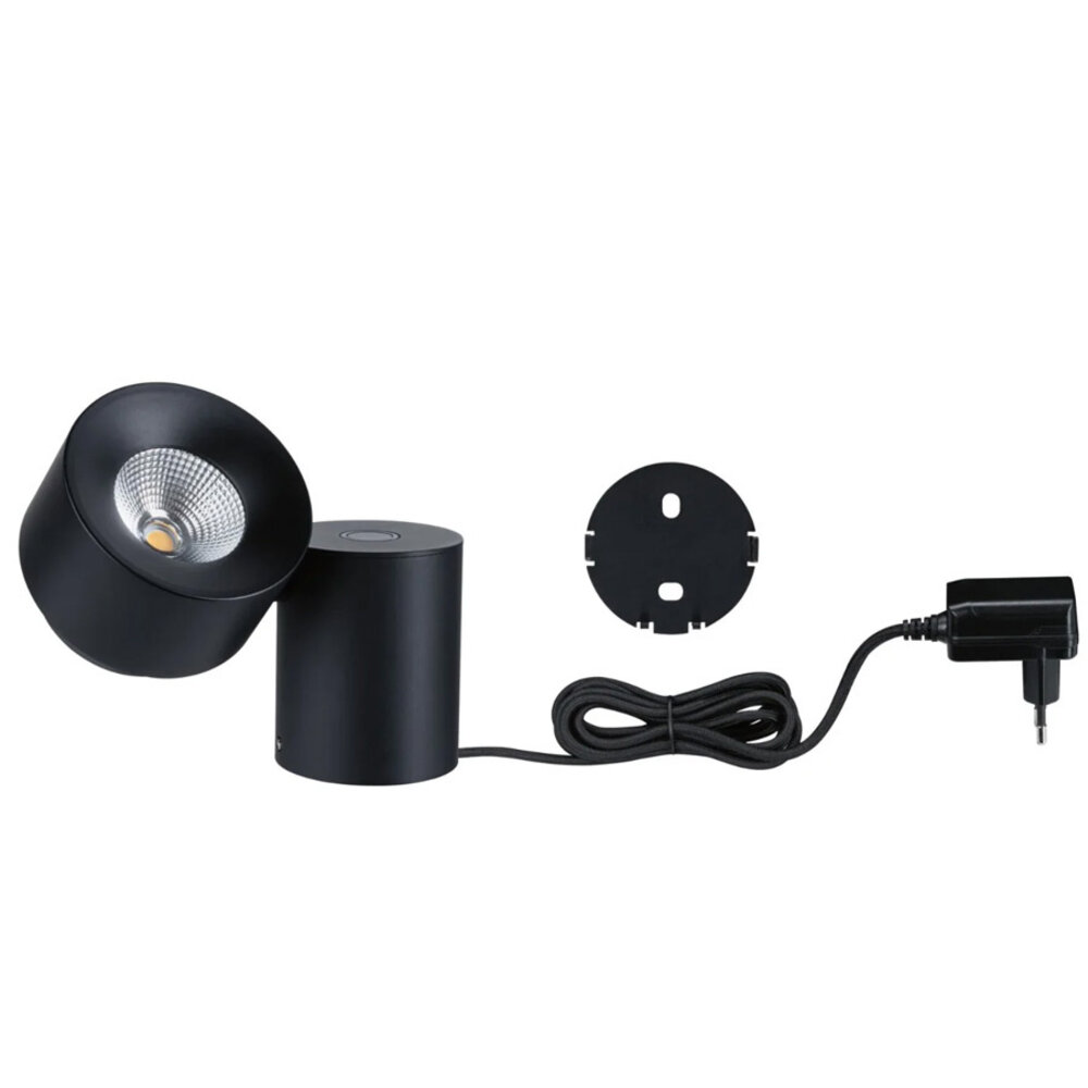 LED Vloerspot Zwart met 3-staps dimmer LED Vloerspot Zwart met 3-staps dimmer