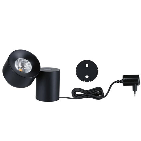 LED Vloerspot Zwart met 3-staps dimmer LED Vloerspot Zwart met 3-staps dimmer
