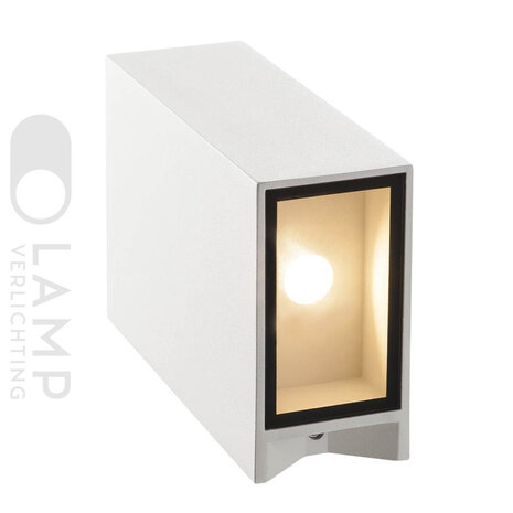 Gevelspot Hoekig Up Down IP44 Led 8W Gevelspot Hoekig Up Down IP44 Led 8W